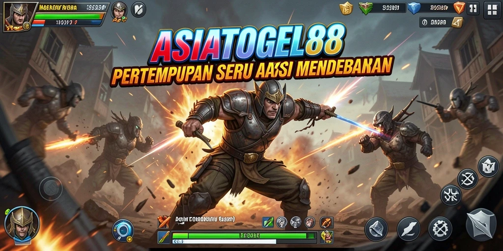 Tampilan seru dari gameplay ASIATOGEL88 saat bertempur.