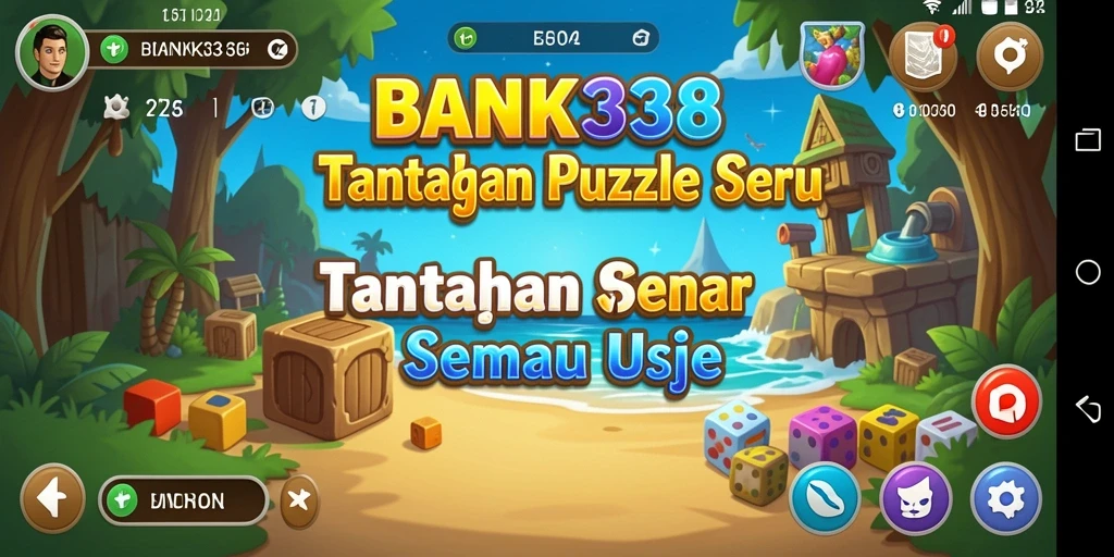 Tangkapan layar BANK338 menampilkan gameplay Puzzle yang menantang dan interaktif.
