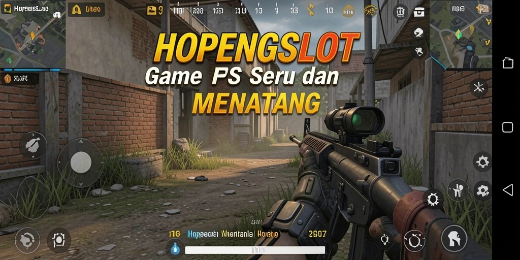 Tampilan gameplay menarik HOPENGSLOT dengan aksi menembak yang seru.