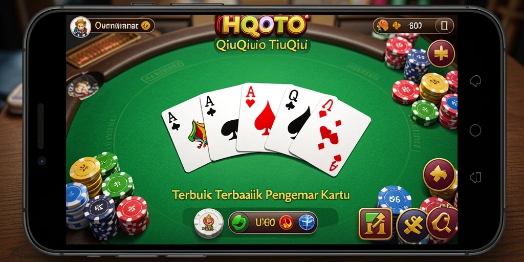Tampilan gameplay QiuQiu yang seru dan menegangkan.