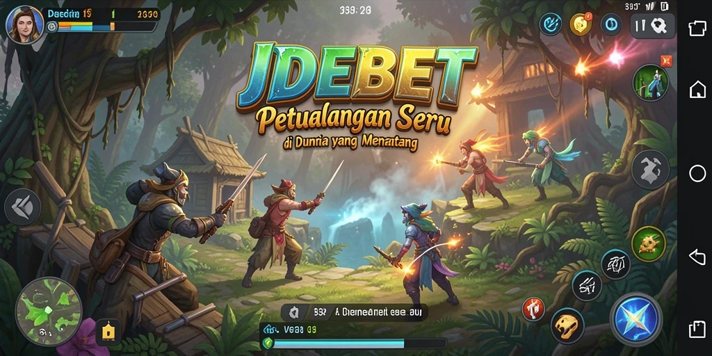 Screenshot IDEBET menampilkan gameplay yang menggugah semangat petualangan.