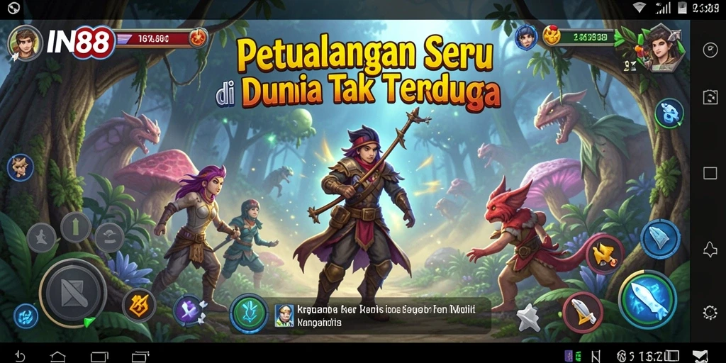 Tangkapan layar gameplay IN88 yang menakjubkan dan mendebarkan.