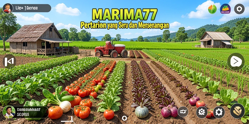 Gambaran gameplay seru MARIMA77 yang melibatkan pertanian.