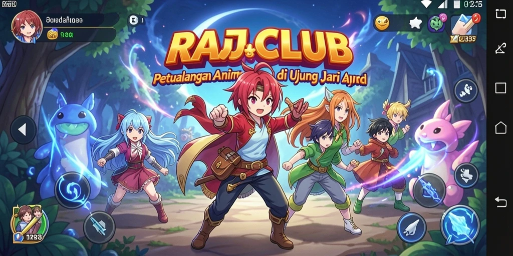 Tampilan gameplay seru dan interaktif dari RAJACLUB.