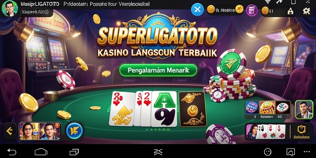 Tampilan permainan LIVE CASINO yang mendebarkan di SUPERLIGATOTO.